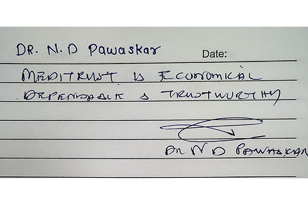 Customer testimonial