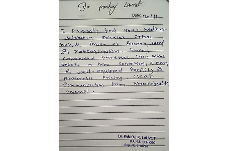 Customer testimonial