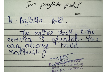 Customer testimonial