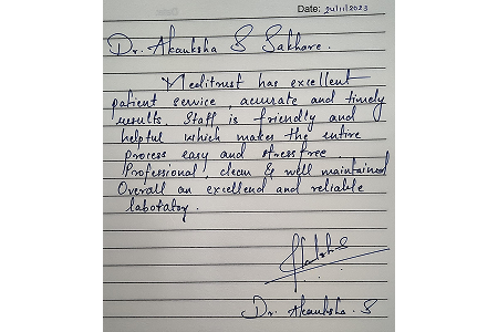 Customer testimonial